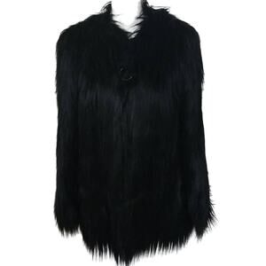New Marciano Los Angeles Faux Long Hair Jacket